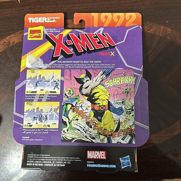 New X-Men project x electronic LCD video game 1992 - Picture 2 of 2